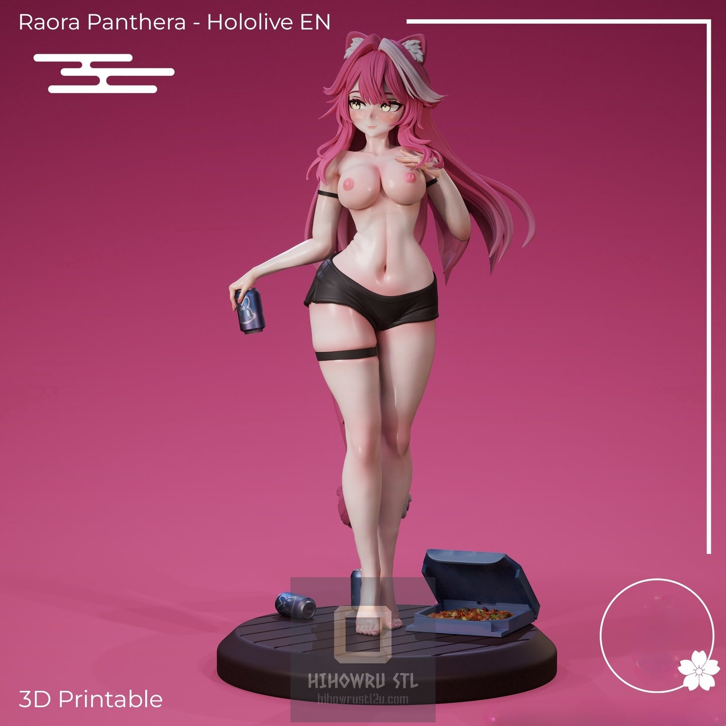 4398 Raora Panthera NSFW - Virtual YouTuber - STL 3D Print Files