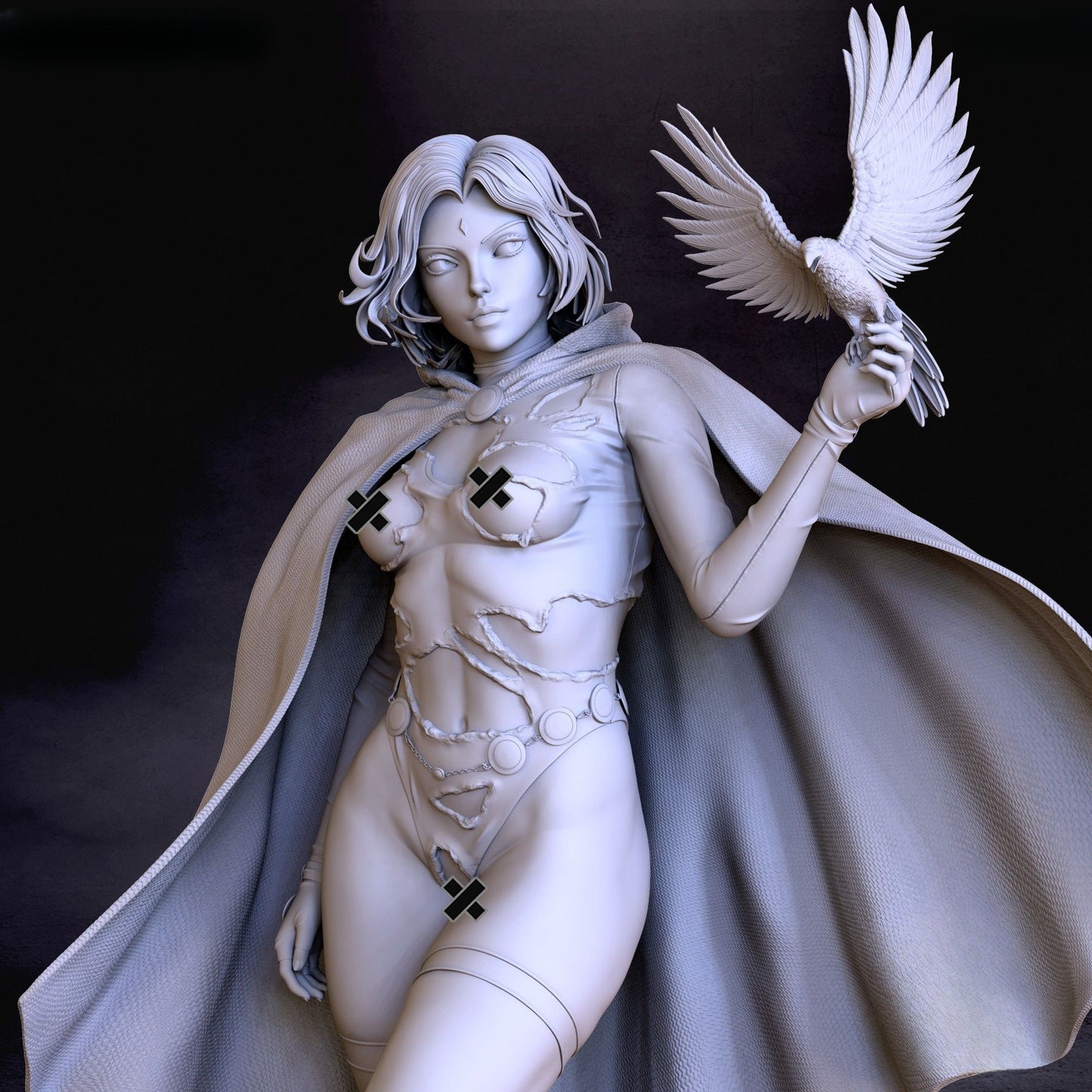 4273 Raven NSFW - DC Comics - STL 3D Print Files