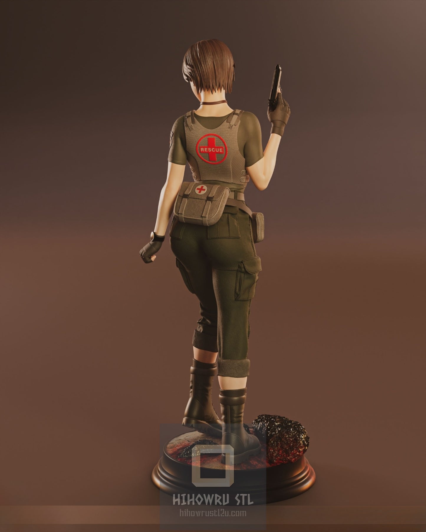 4446 Rebecca Chambers - Resident Evil - STL 3D Print Files