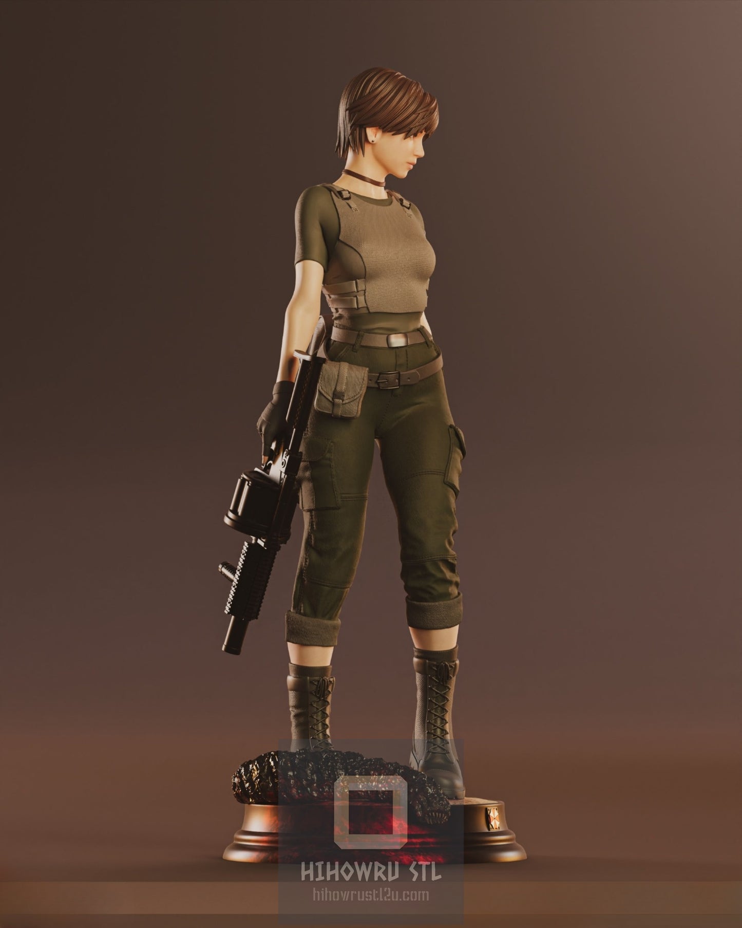 4446 Rebecca Chambers - Resident Evil - STL 3D Print Files