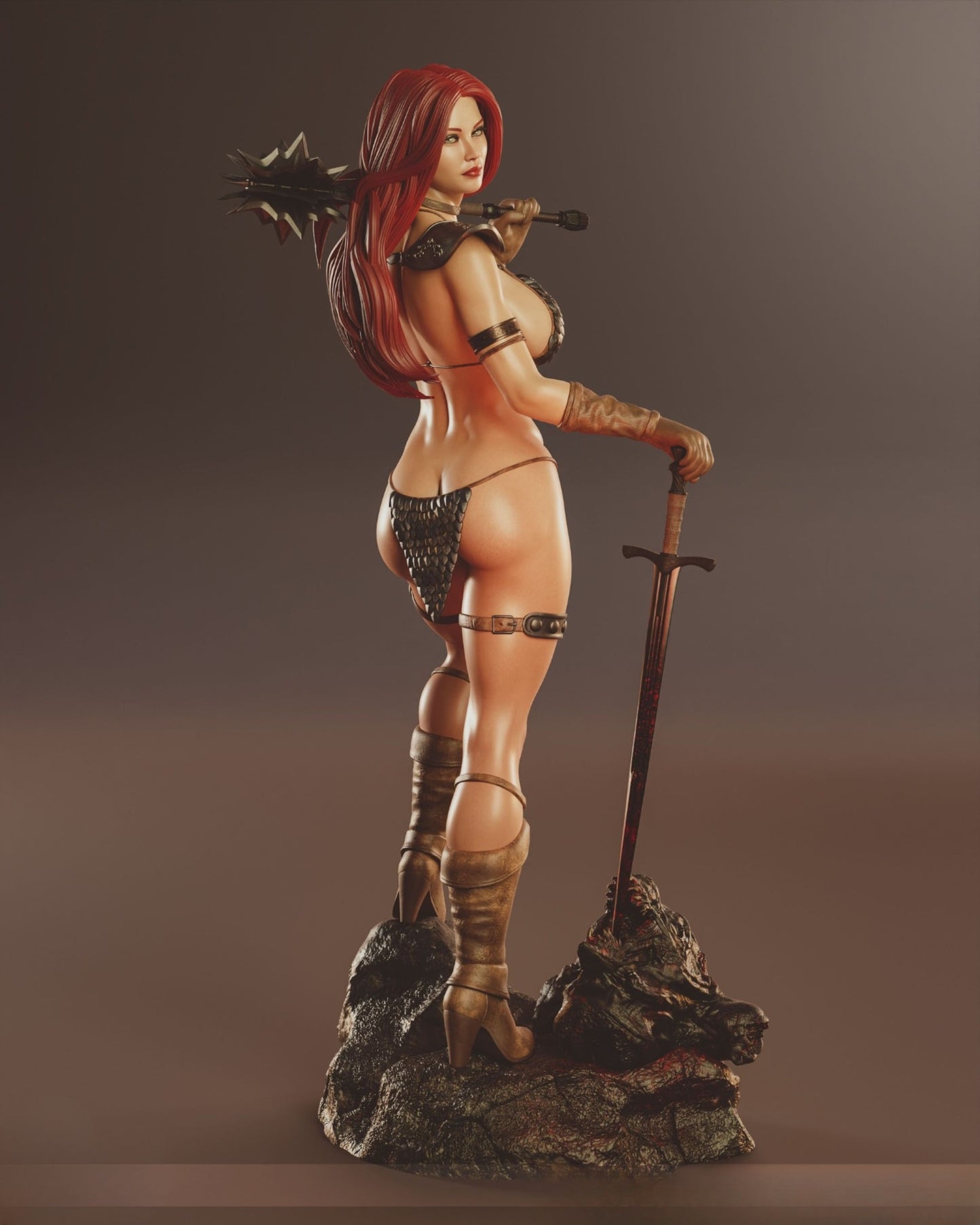 4232 Red Sonja NSFW - Marvel Comics - STL 3D Print Files