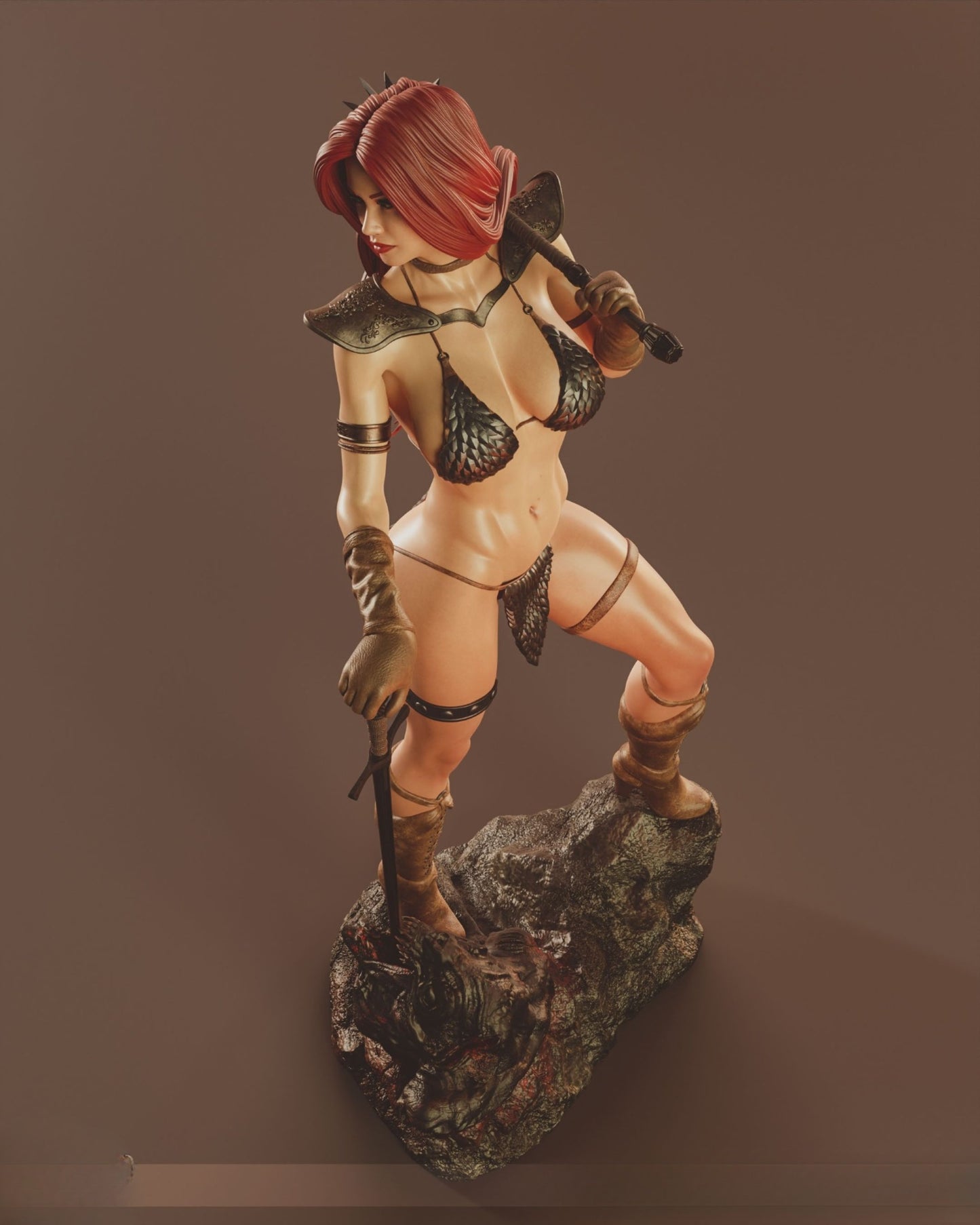 4232 Red Sonja NSFW - Marvel Comics - STL 3D Print Files