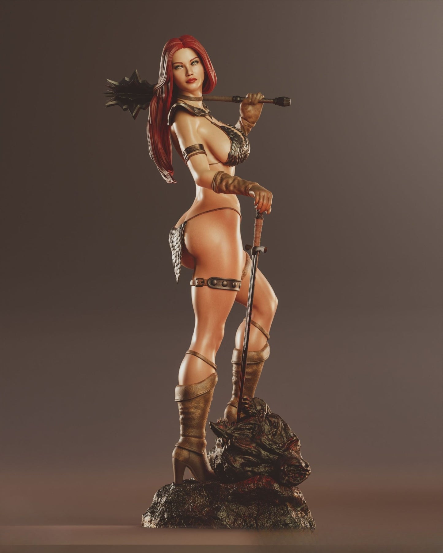 4232 Red Sonja NSFW - Marvel Comics - STL 3D Print Files