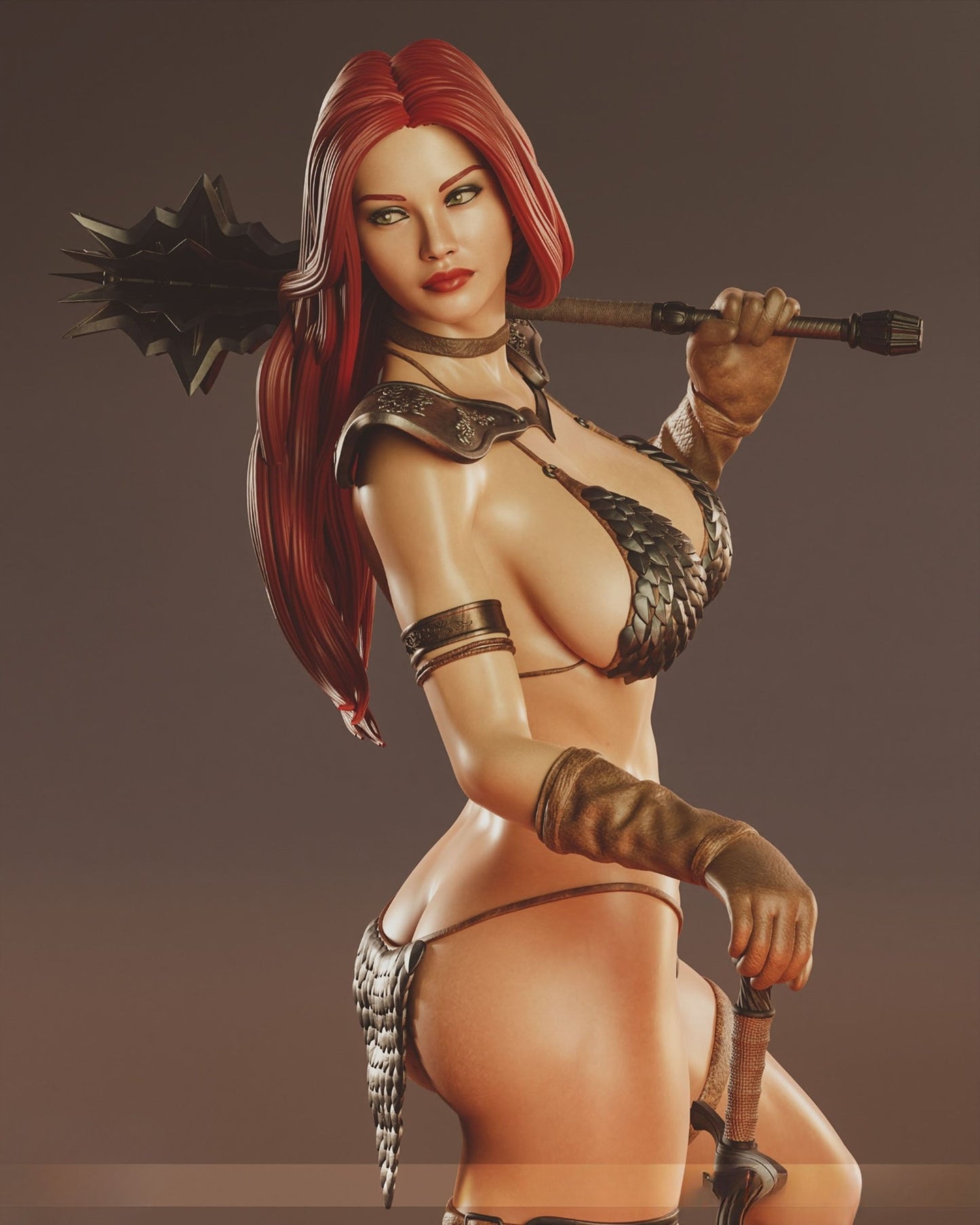 4232 Red Sonja NSFW - Marvel Comics - STL 3D Print Files