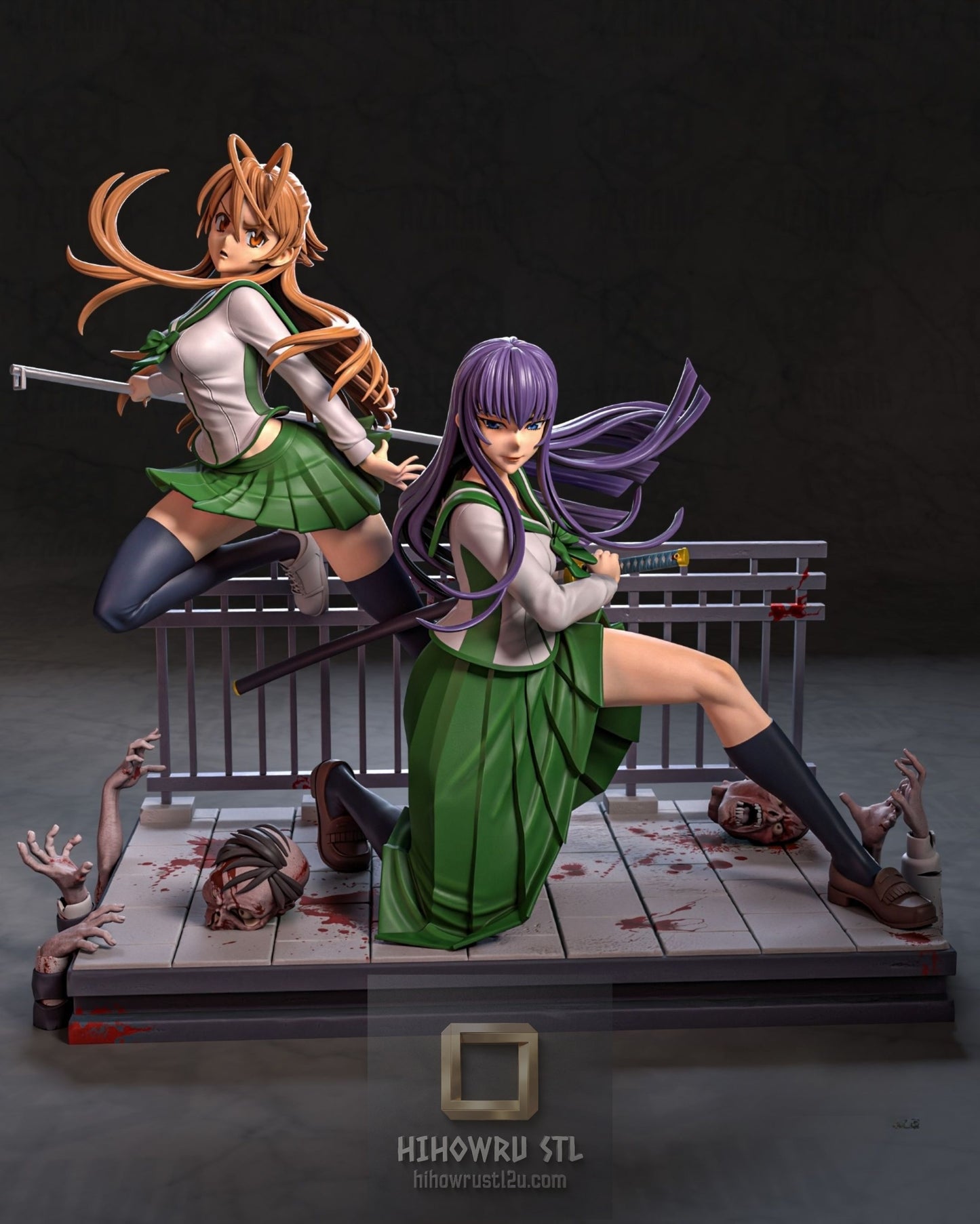 5185 Rei Miyamoto NSFW - Highschool of the Dead - STL 3D Print Files