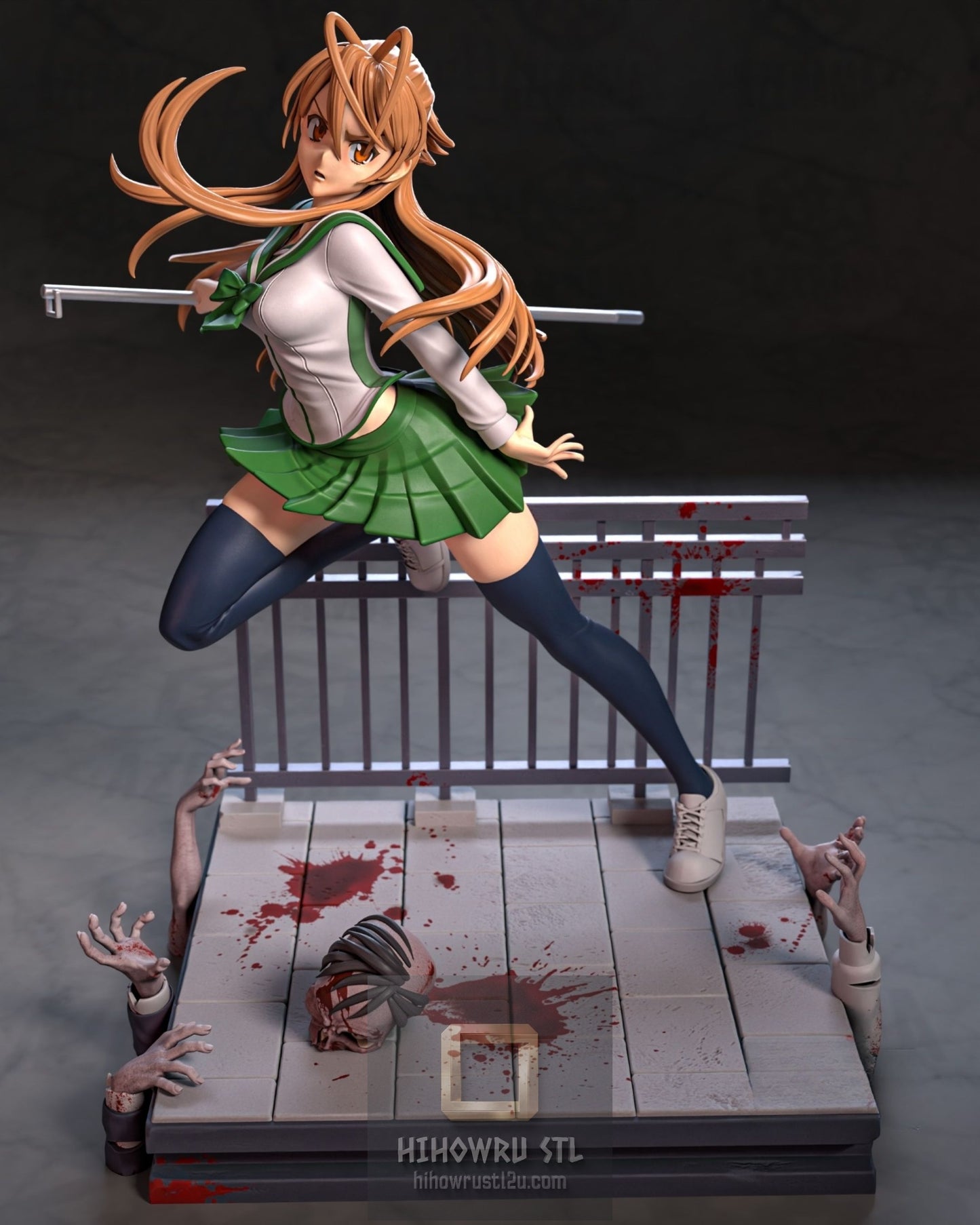 5185 Rei Miyamoto NSFW - Highschool of the Dead - STL 3D Print Files