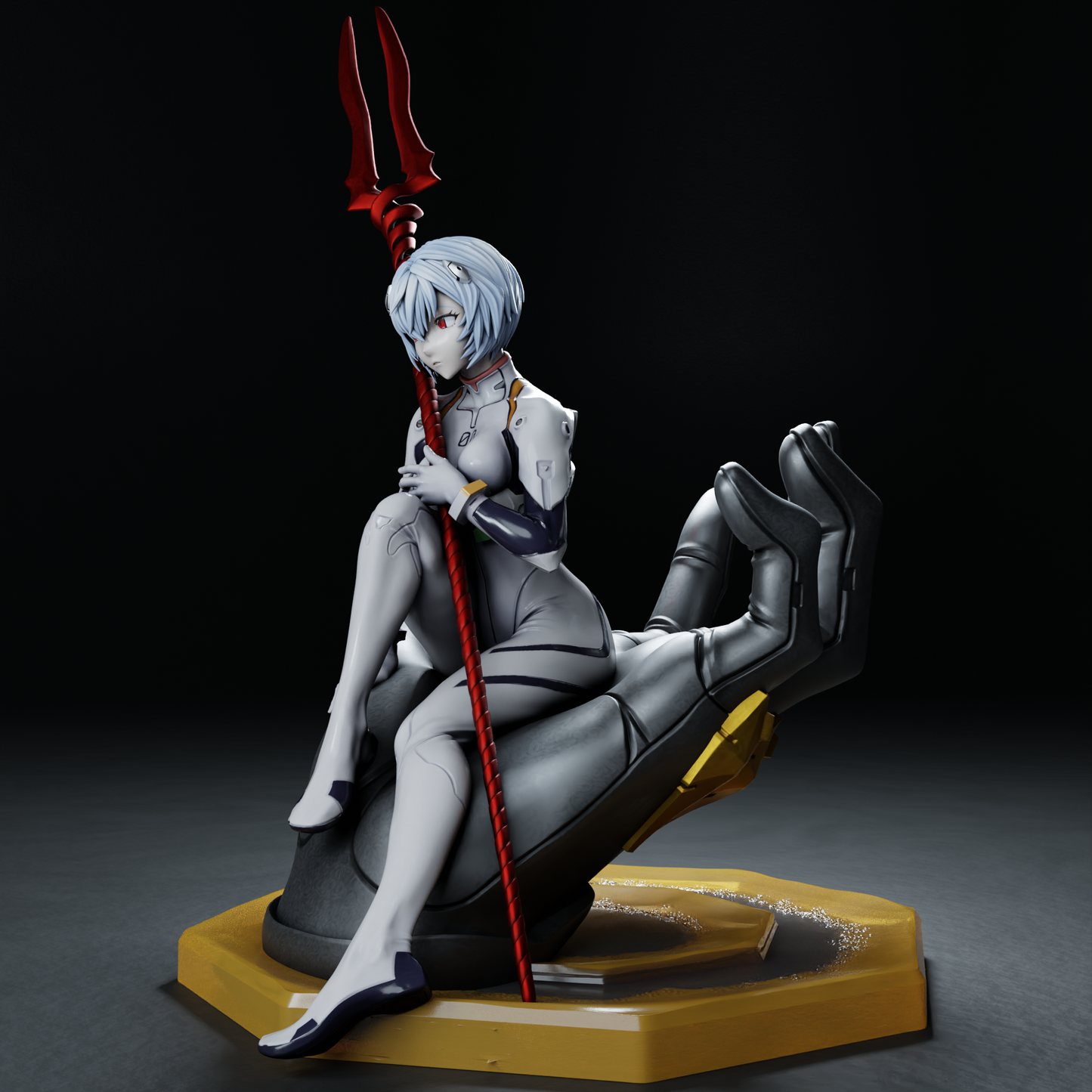 3190 Rei Ayanami NSFW - Evangelion - STL 3D Print Files