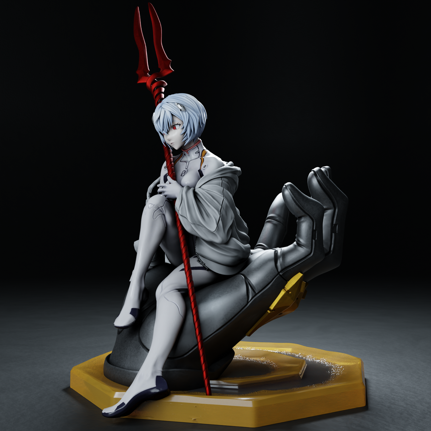 3190 Rei Ayanami NSFW - Evangelion - STL 3D Print Files