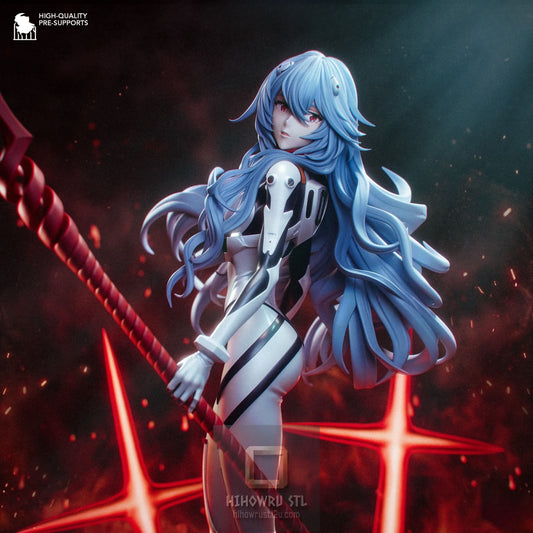 4985 Rei Ayanami - Evangelion - STL 3D Print Files