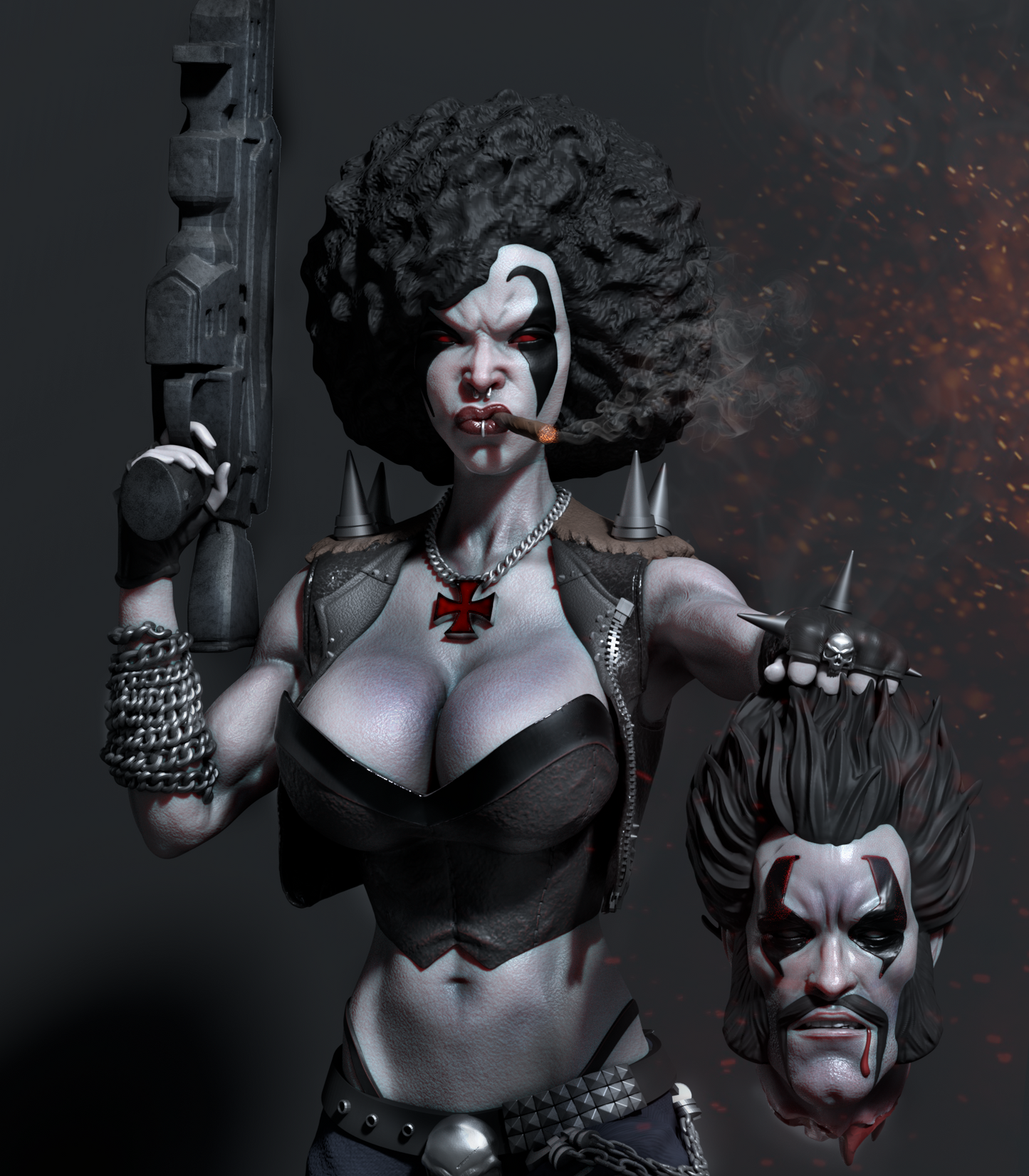 1817 Lady Lobo - DC Comics - STL 3D Print Files