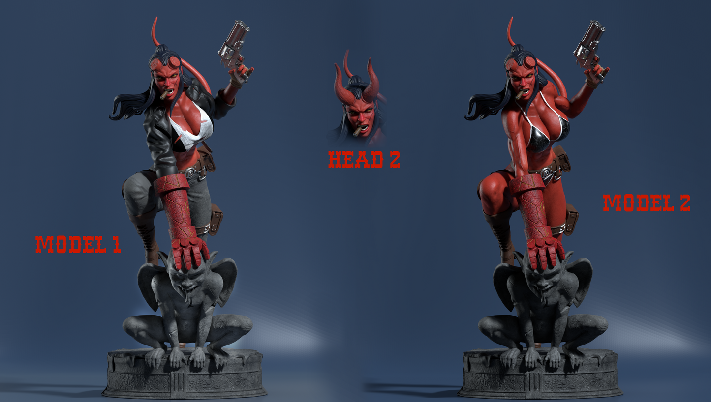 1213 Hellgirl - STL 3D Print Files