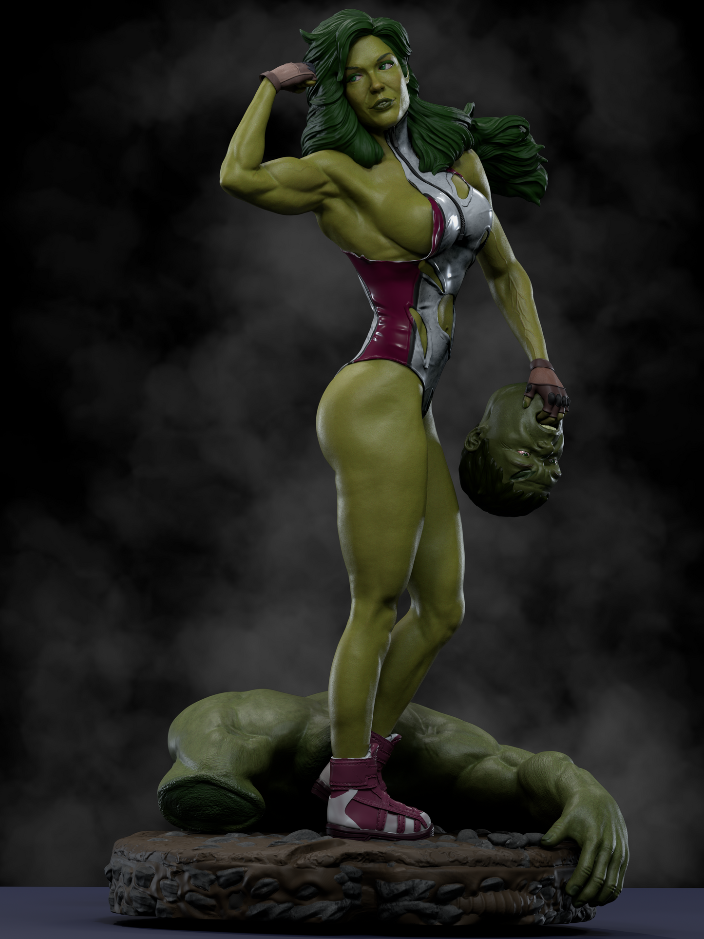 1214 She Hulk - Marvel Comics - STL 3D Print Files