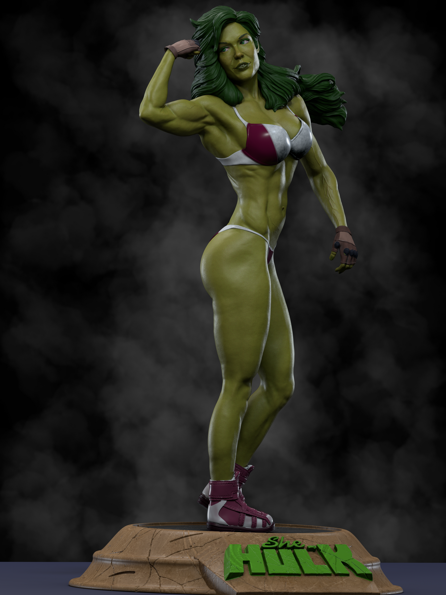 1214 She Hulk - Marvel Comics - STL 3D Print Files