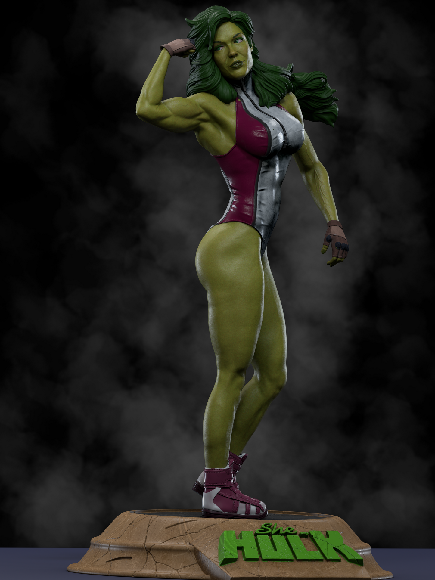 1214 She Hulk - Marvel Comics - STL 3D Print Files