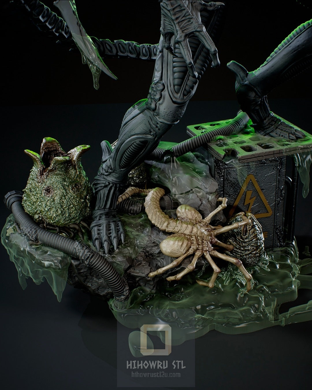 4461 Xenomorph - Alien - STL 3D Print Files
