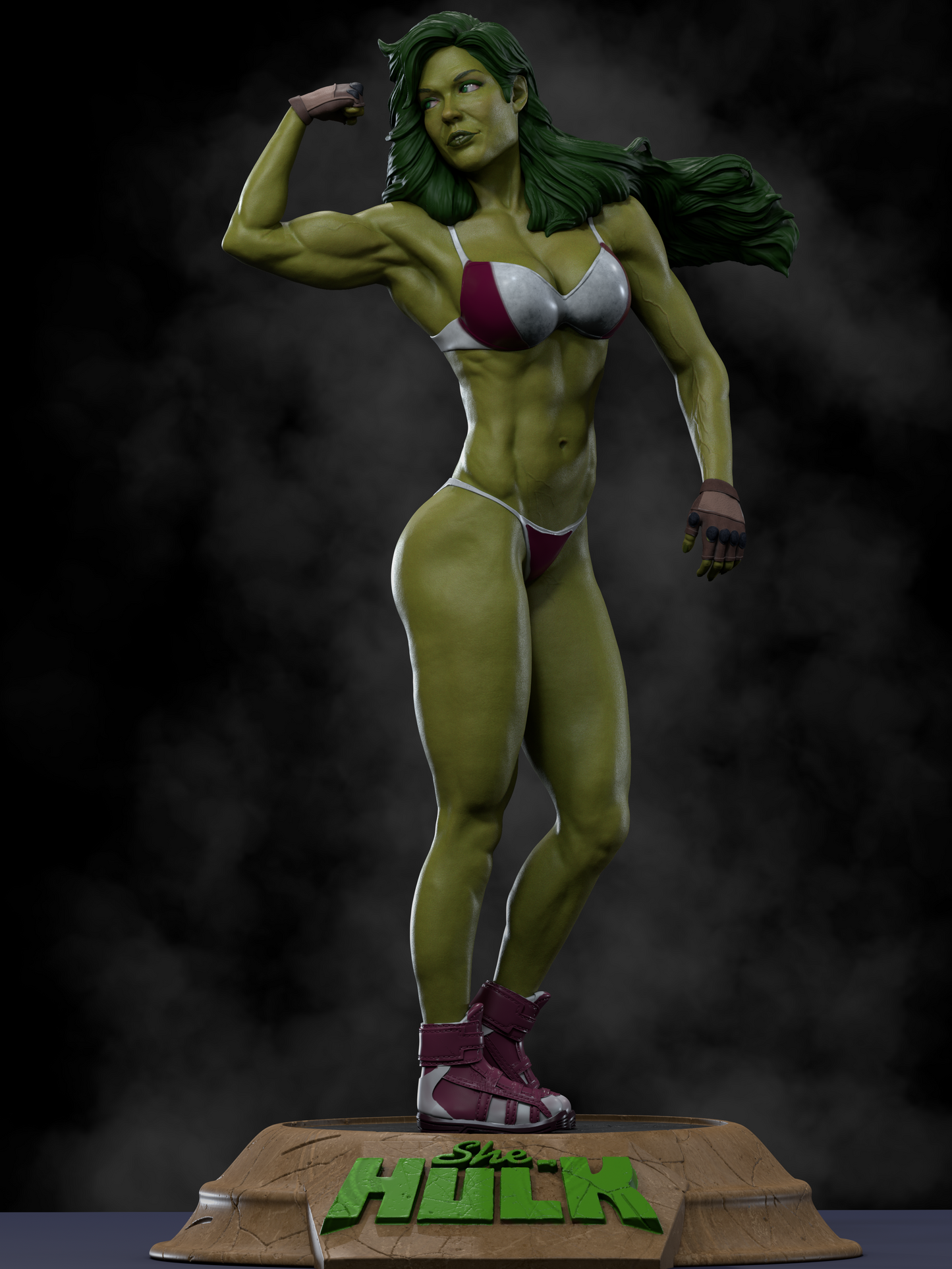 1214 She Hulk - Marvel Comics - STL 3D Print Files