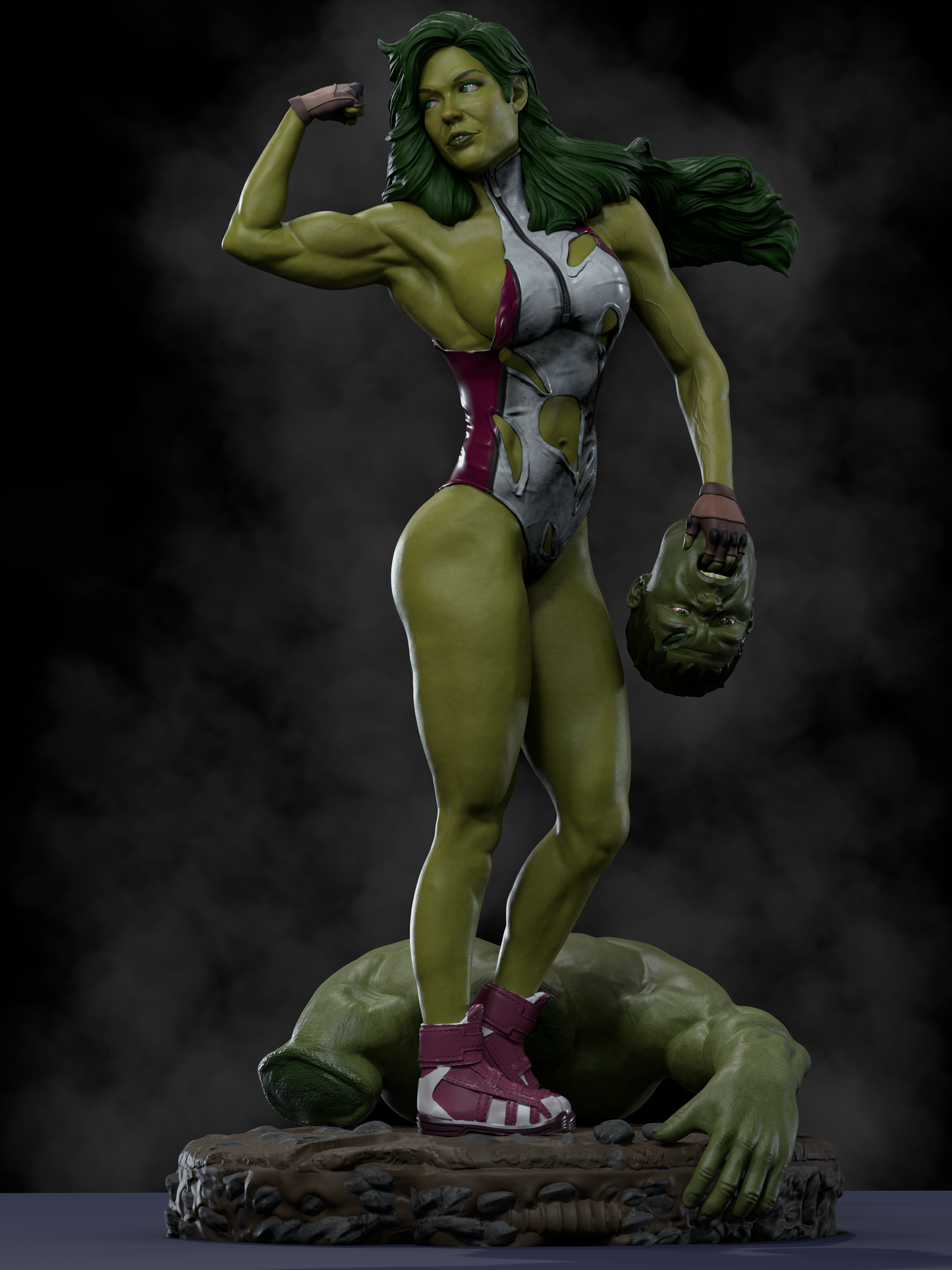 1214 She Hulk - Marvel Comics - STL 3D Print Files