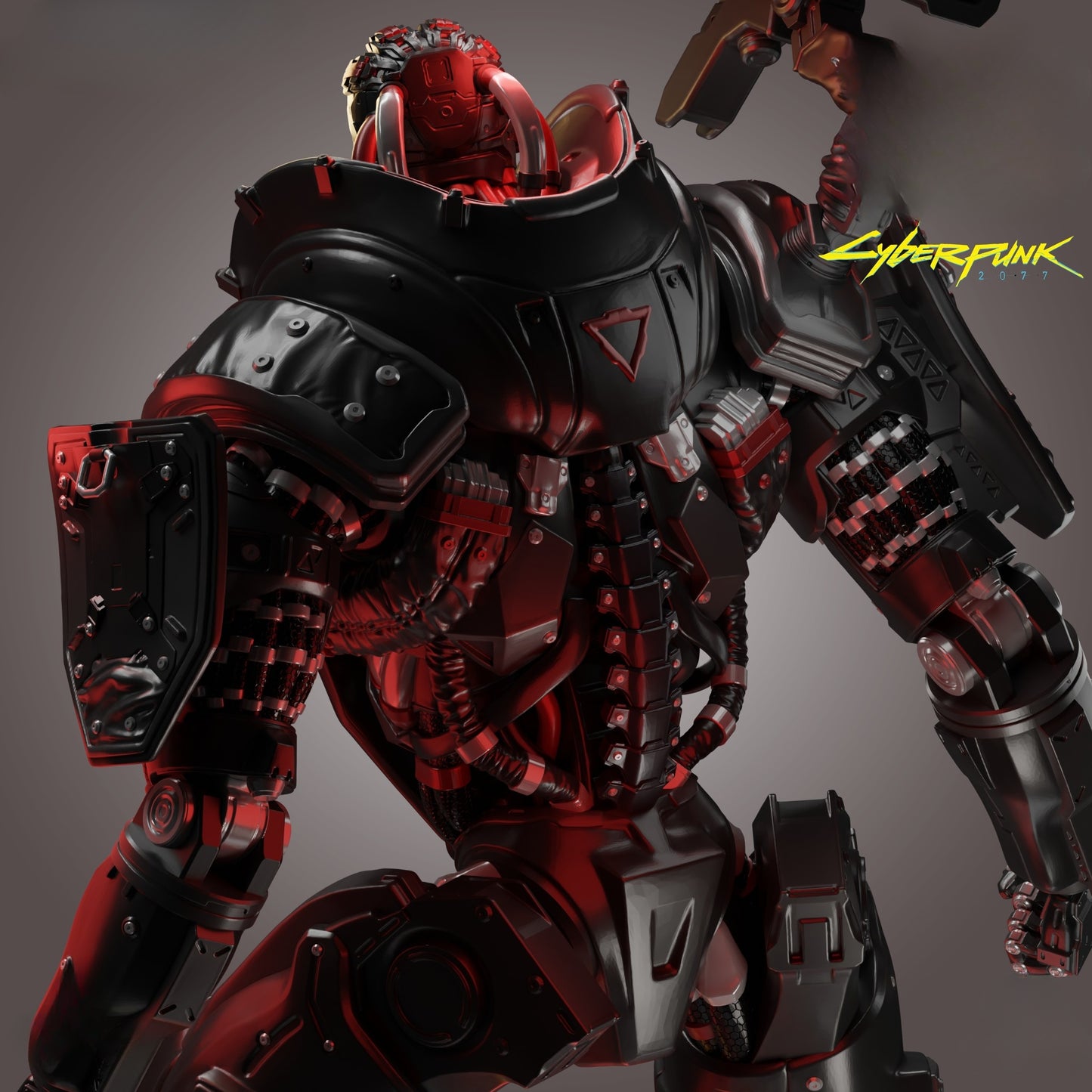 3413 Adam Smasher - Cyberpunk - STL 3D Print Files