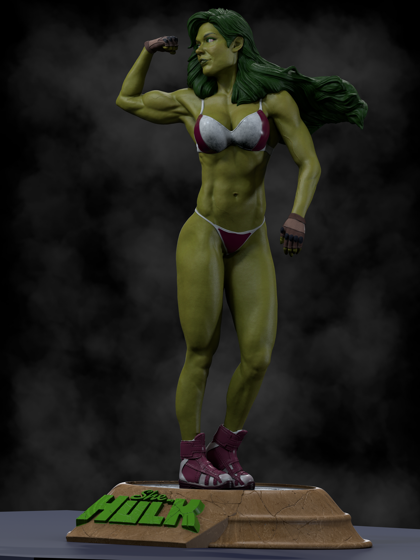 1214 She Hulk - Marvel Comics - STL 3D Print Files