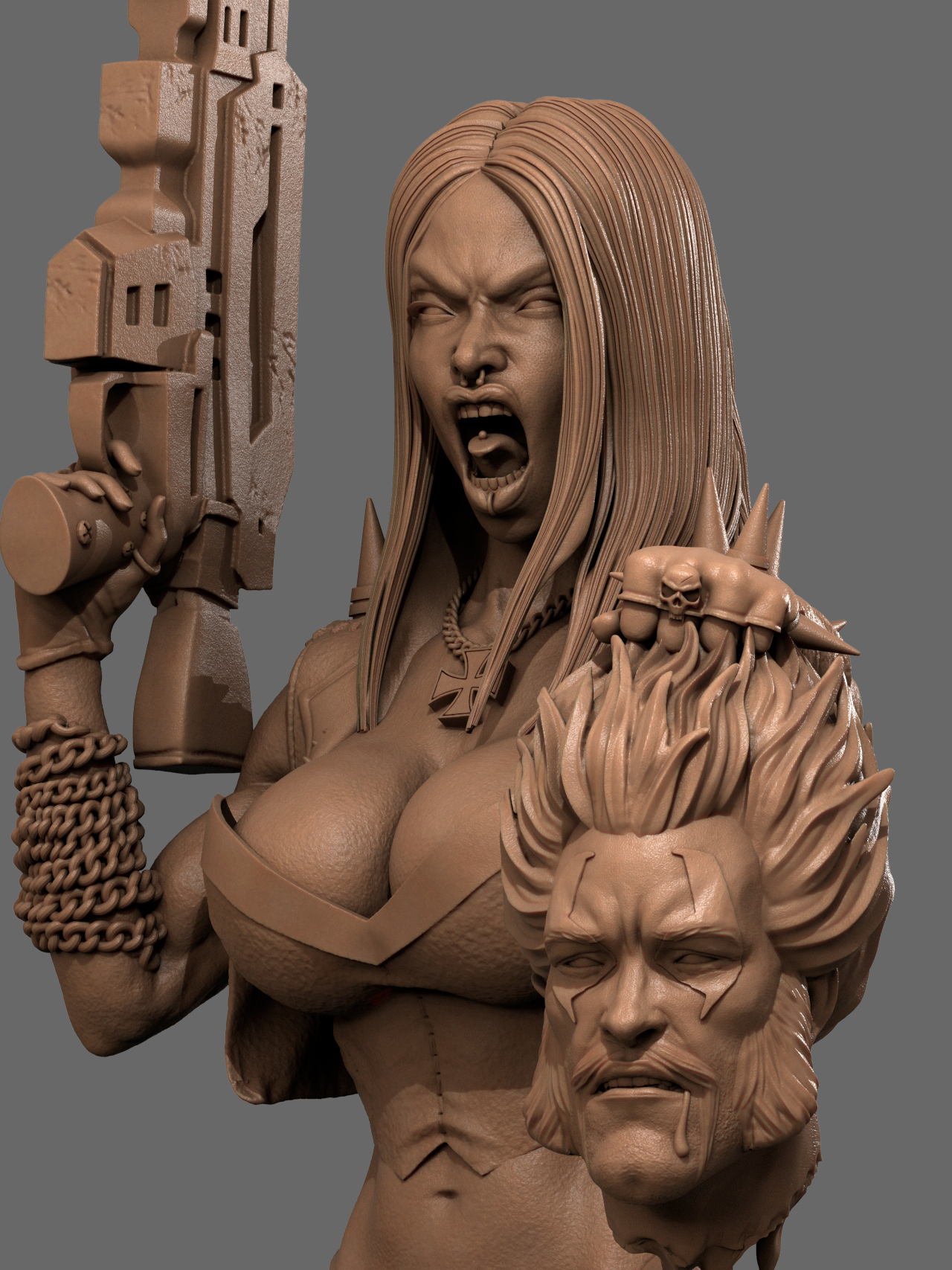 1817 Lady Lobo - DC Comics - STL 3D Print Files