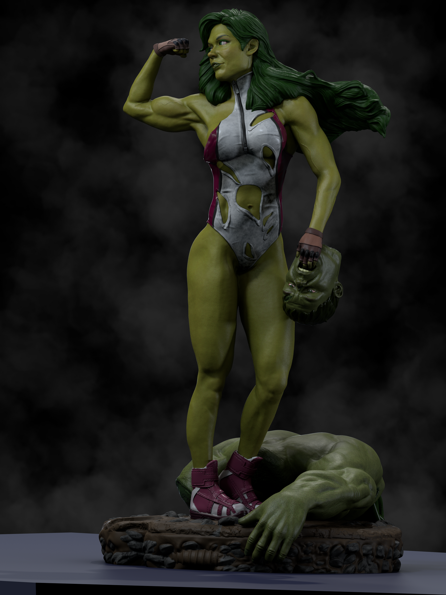 1214 She Hulk - Marvel Comics - STL 3D Print Files