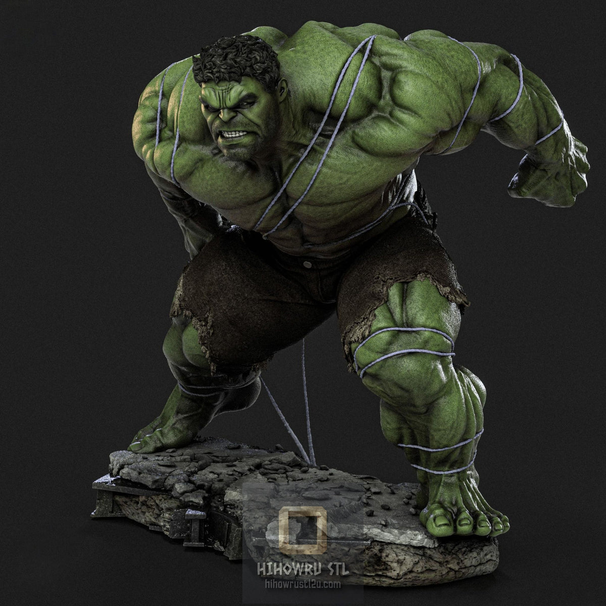 5632 SPIDER-MAN VS HULK - Marvel Comics - STL 3D Print Files