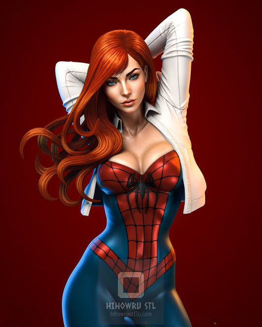 4663 Mary Jane - Spider-man - STL 3D Print Files