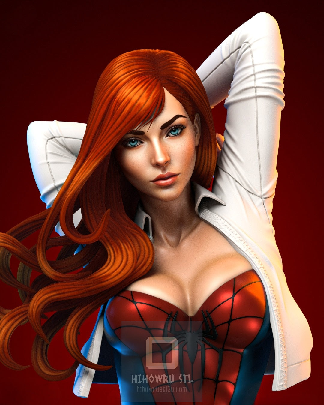 4663 Mary Jane - Spider-man - STL 3D Print Files