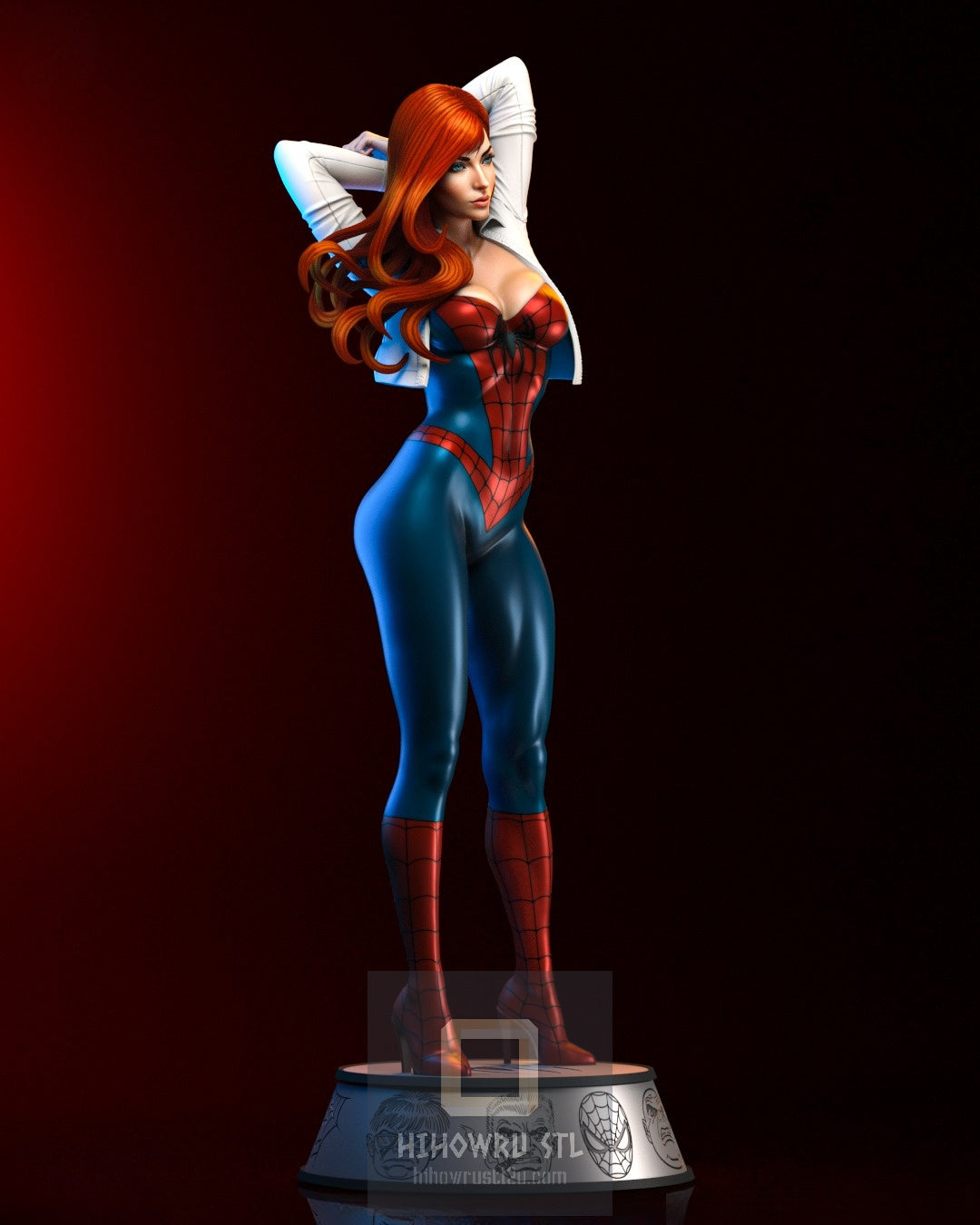 4663 Mary Jane - Spider-man - STL 3D Print Files