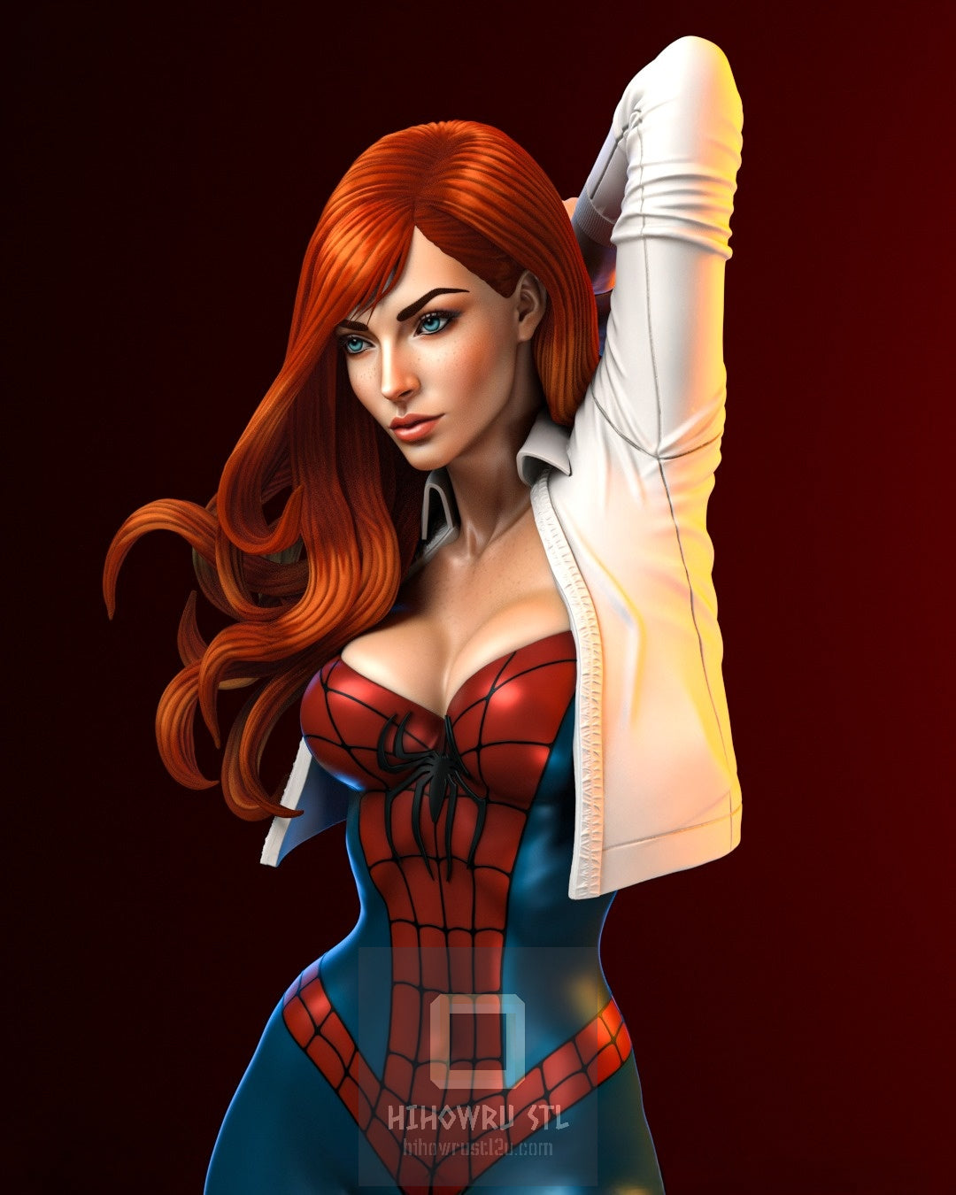 4663 Mary Jane - Spider-man - STL 3D Print Files