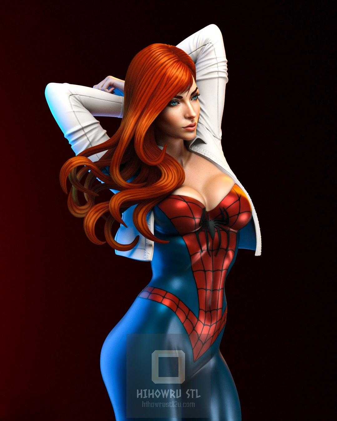 4663 Mary Jane - Spider-man - STL 3D Print Files