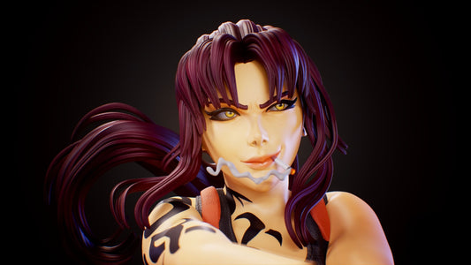 3948 Revy - Black Lagoon - STL 3D Print Files