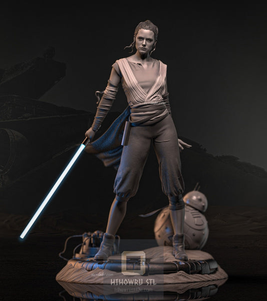 4520 Rey Skywalker - Star Wars - STL 3D Print Files