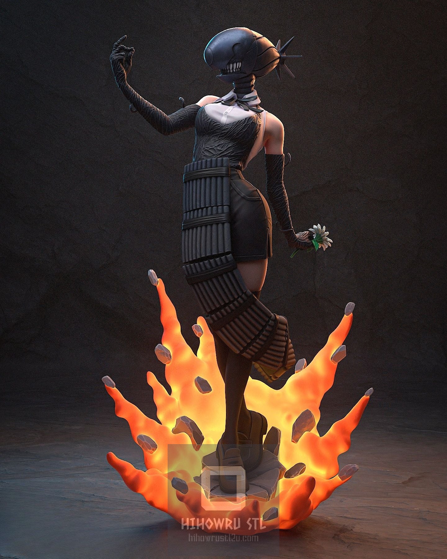 4800 Reze - Chainsaw Man - STL 3D Print Files