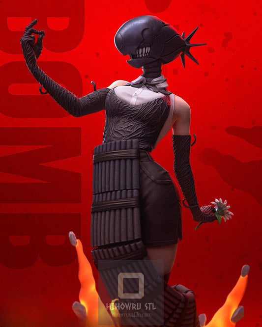 4800 Reze - Chainsaw Man - STL 3D Print Files