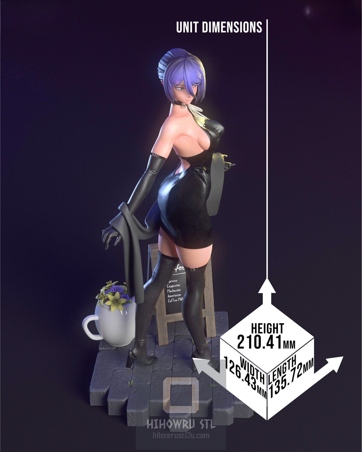 4639 Reze - Chainsaw Man - STL 3D Print Files