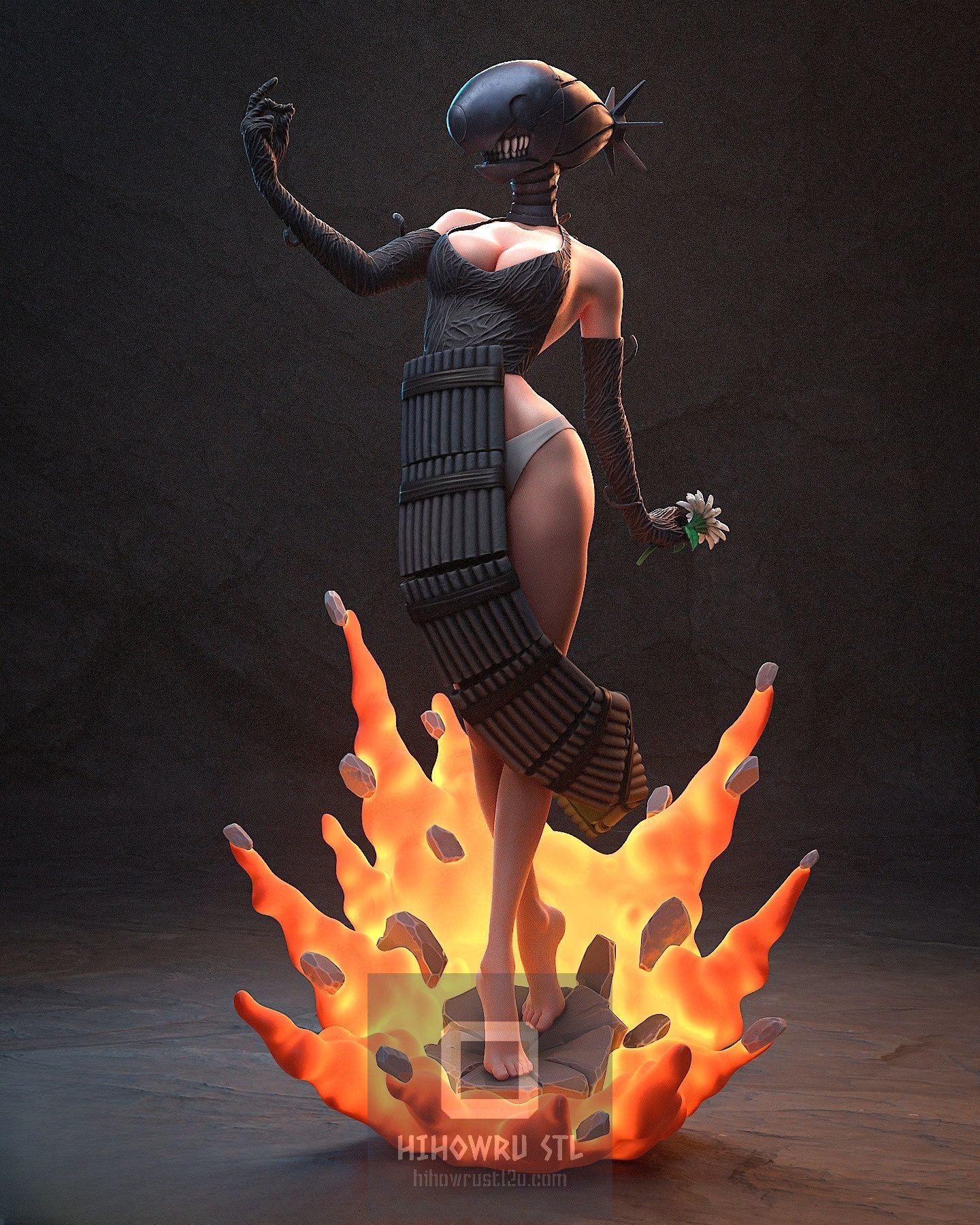 4800 Reze - Chainsaw Man - STL 3D Print Files