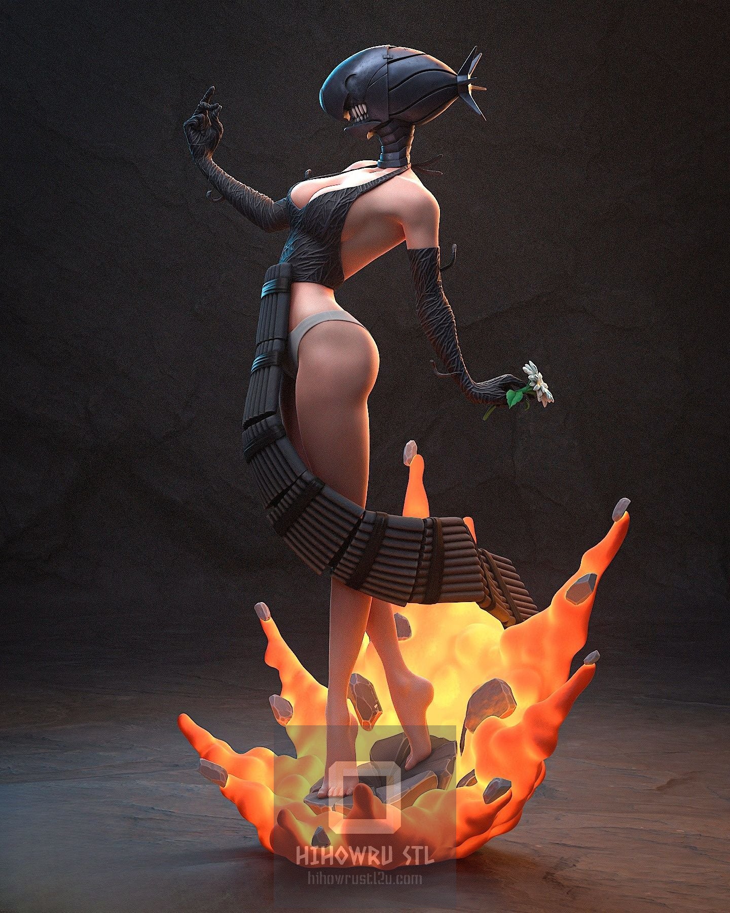 4800 Reze - Chainsaw Man - STL 3D Print Files