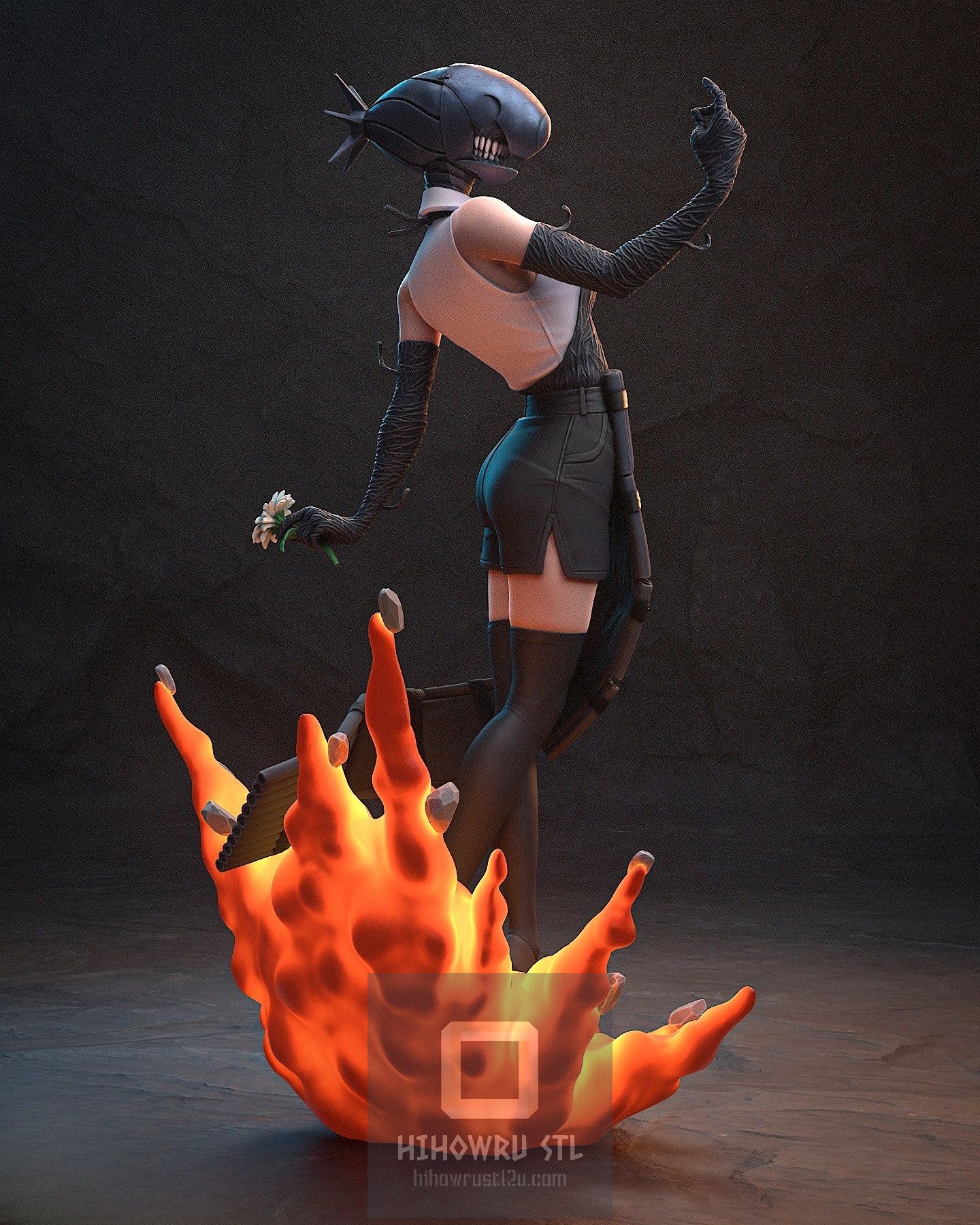 4800 Reze - Chainsaw Man - STL 3D Print Files