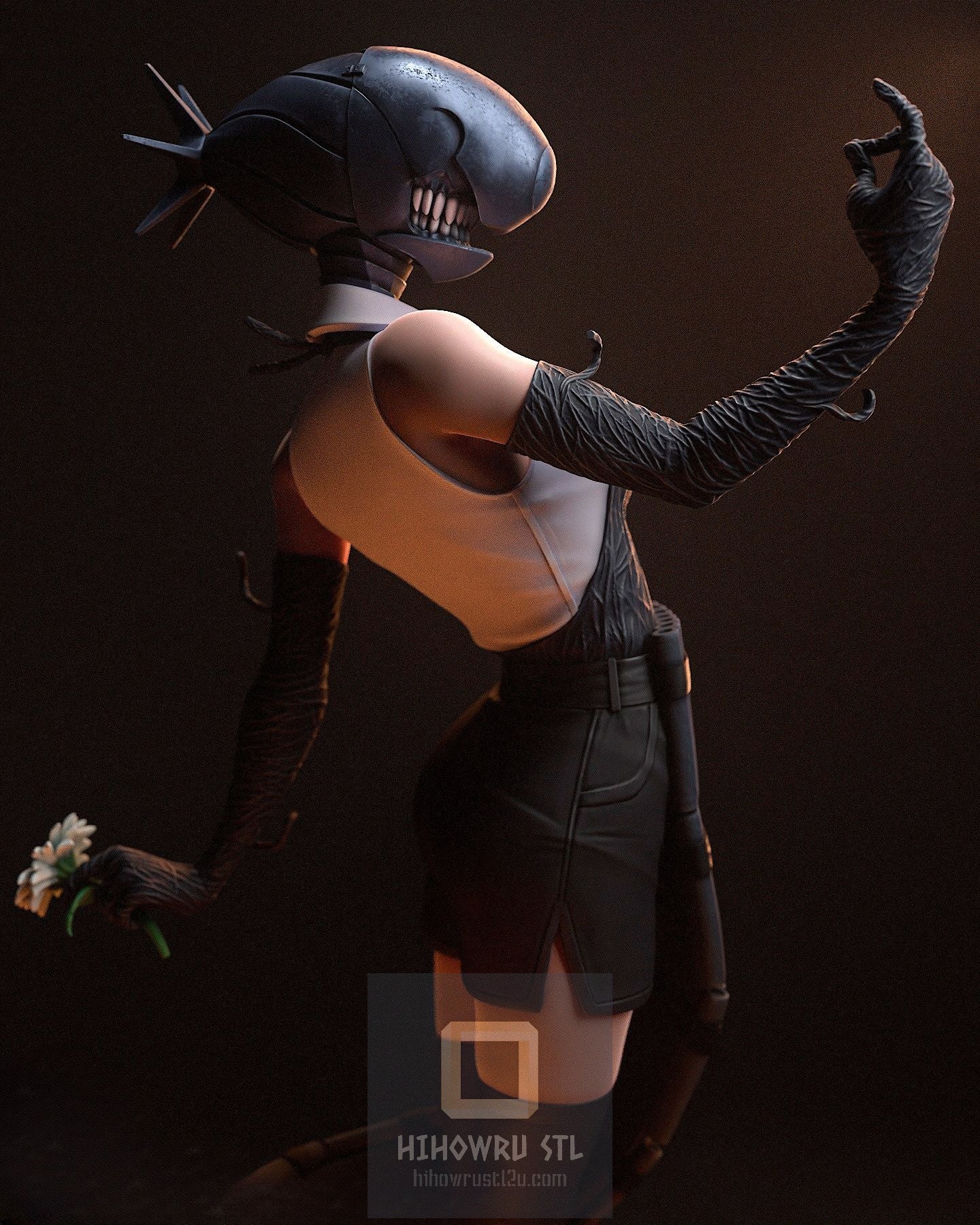 4800 Reze - Chainsaw Man - STL 3D Print Files