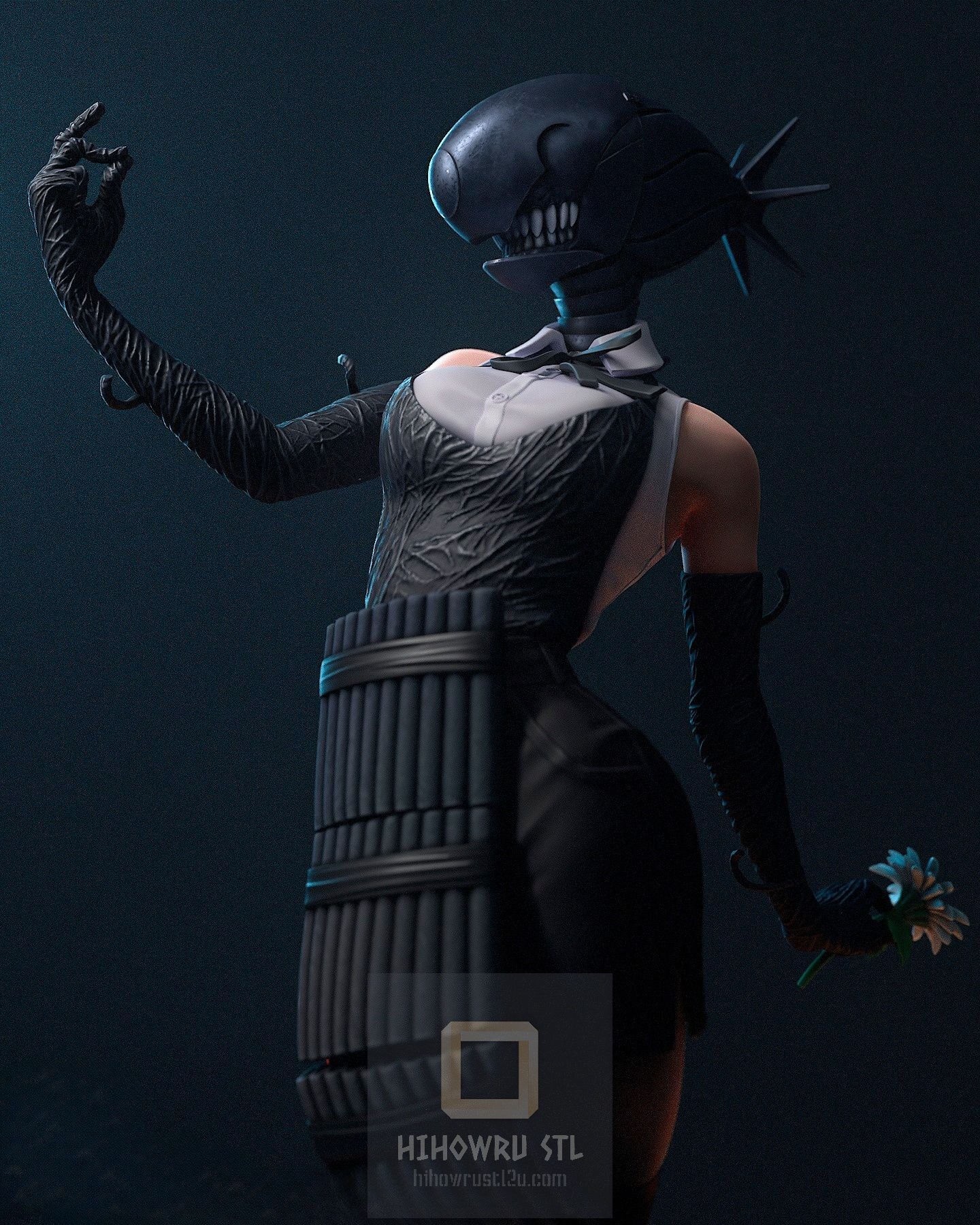 4800 Reze - Chainsaw Man - STL 3D Print Files