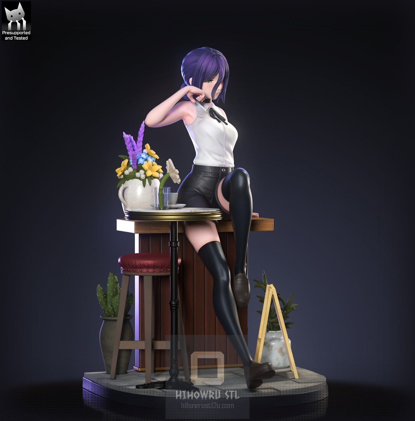 4397 Reze - Chainsaw Man - STL 3D Print Files