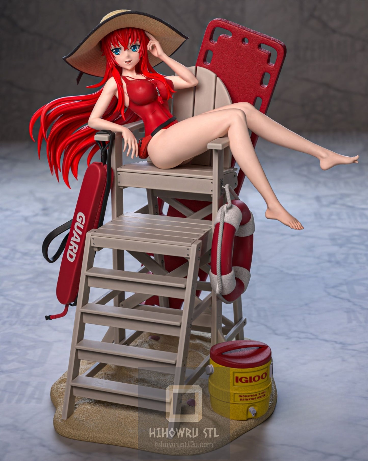 4634 Rias Gremory - High School DxD - STL 3D Print Files