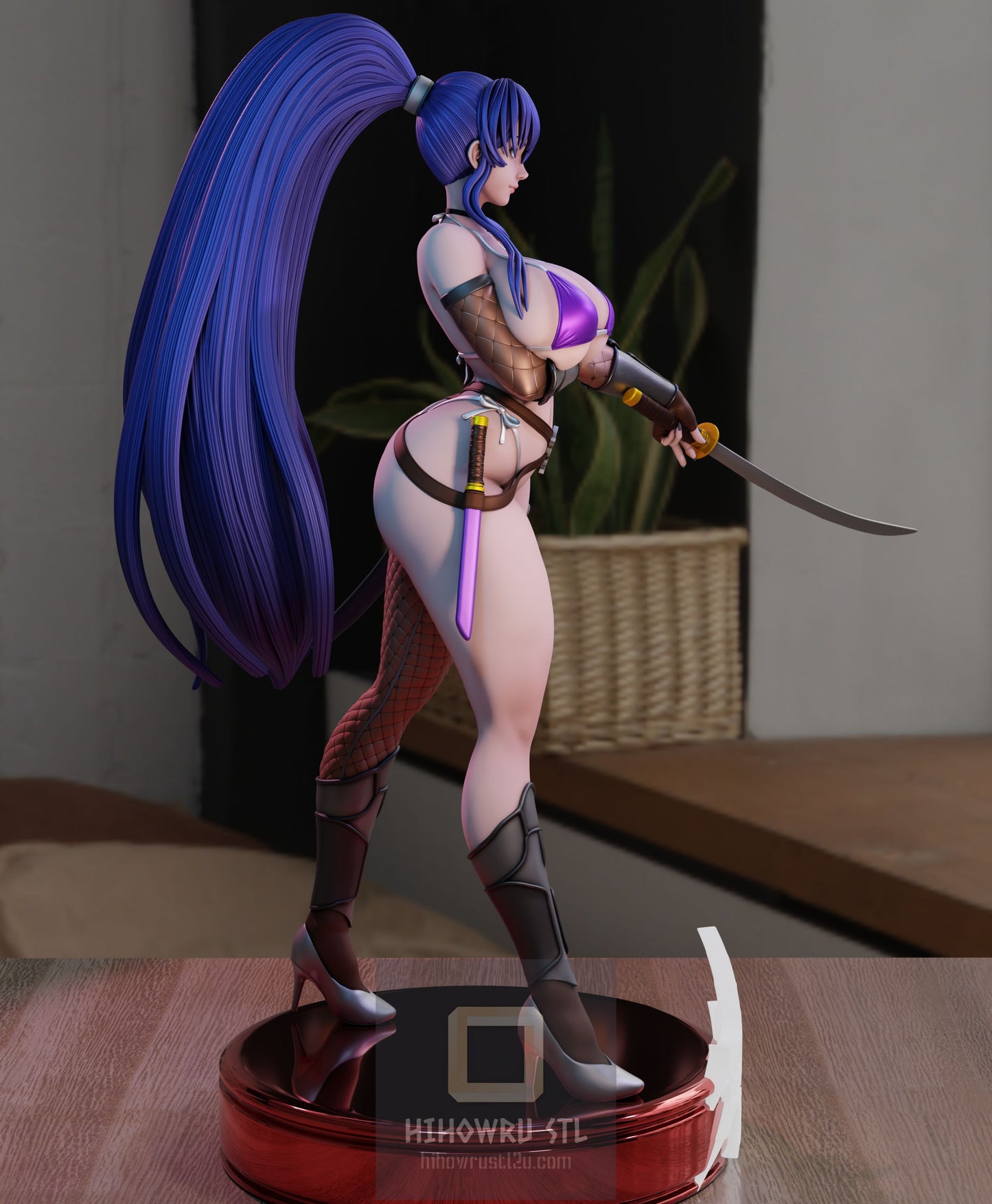 4580 Akiyama Rinko NSFW - Taimanin Yukikaze - STL 3D Print Files