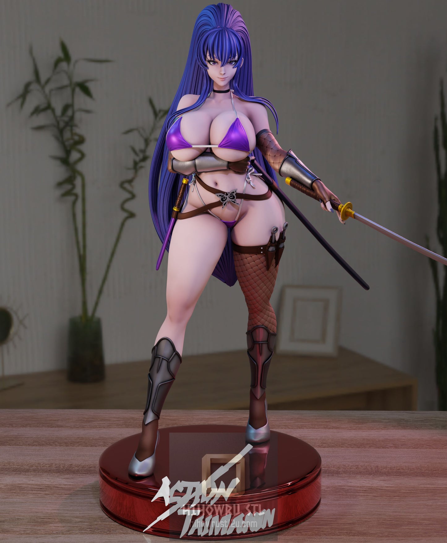 5067 Akiyama Rinko NSFW - Taimanin - STL 3D Print Files