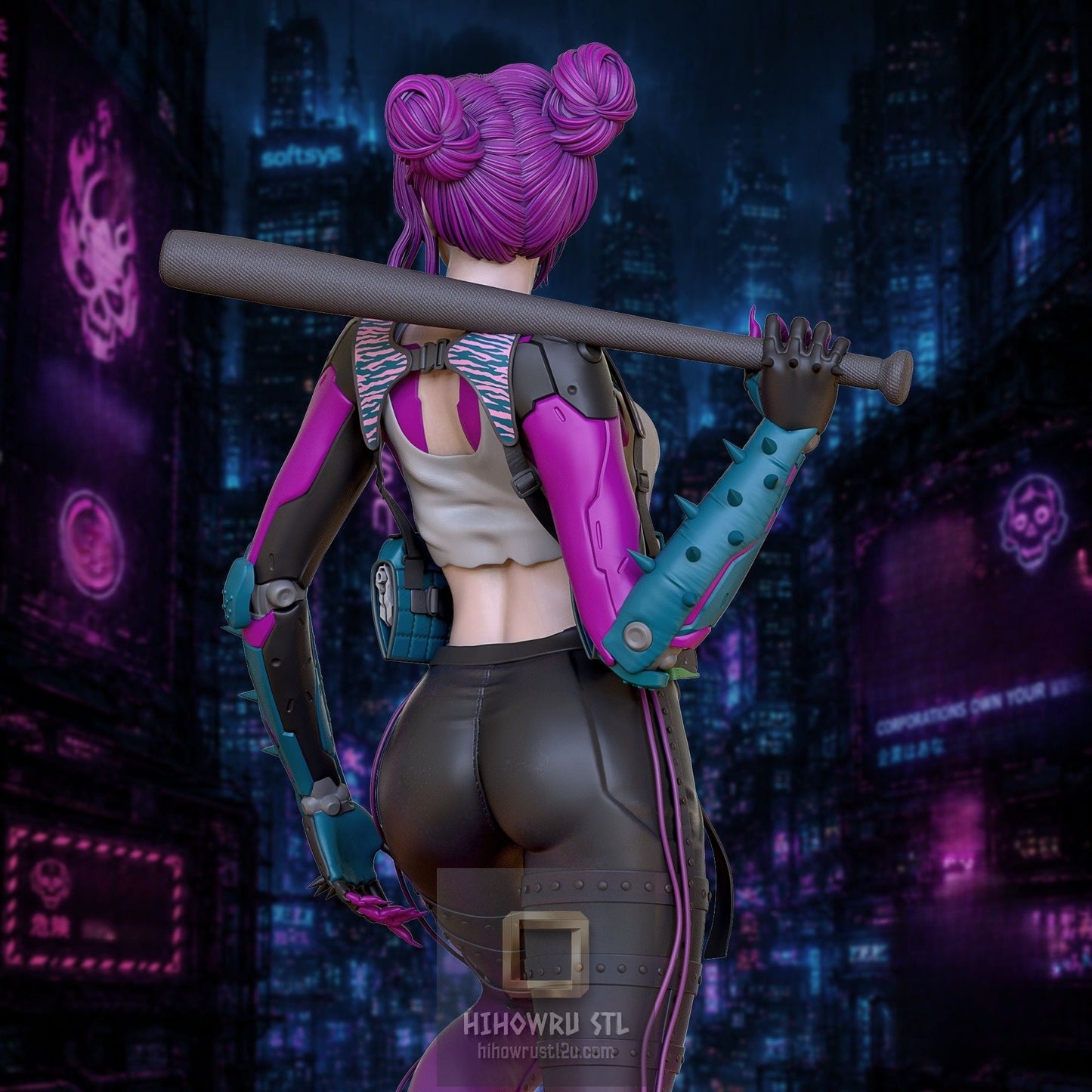 5327 Rita Wheeler NSFW - Cyberpunk 2077 - STL 3D Print Files