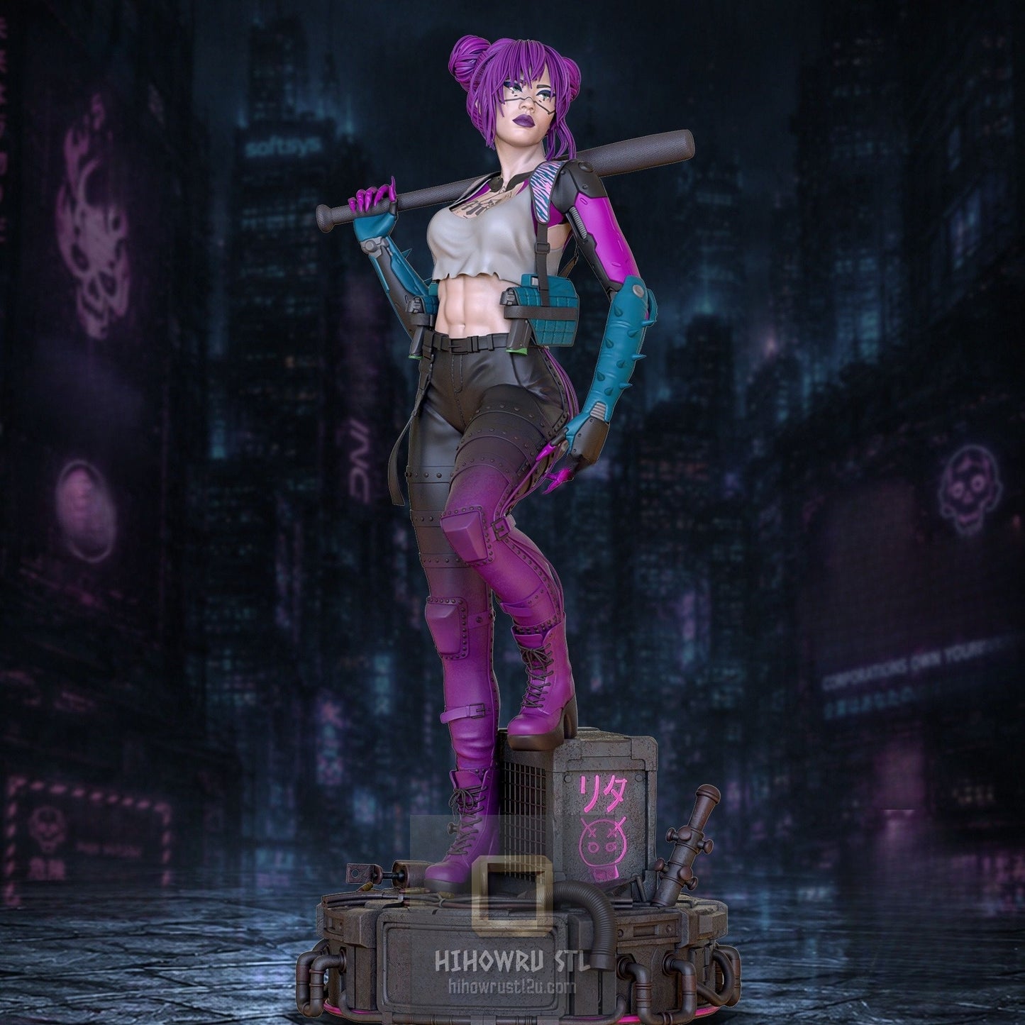 5327 Rita Wheeler NSFW - Cyberpunk 2077 - STL 3D Print Files