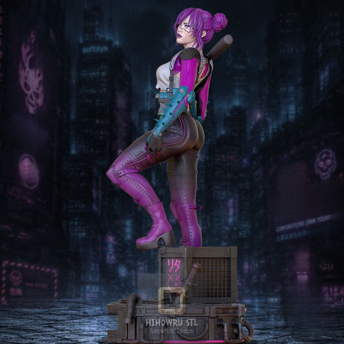 5327 Rita Wheeler NSFW - Cyberpunk 2077 - STL 3D Print Files