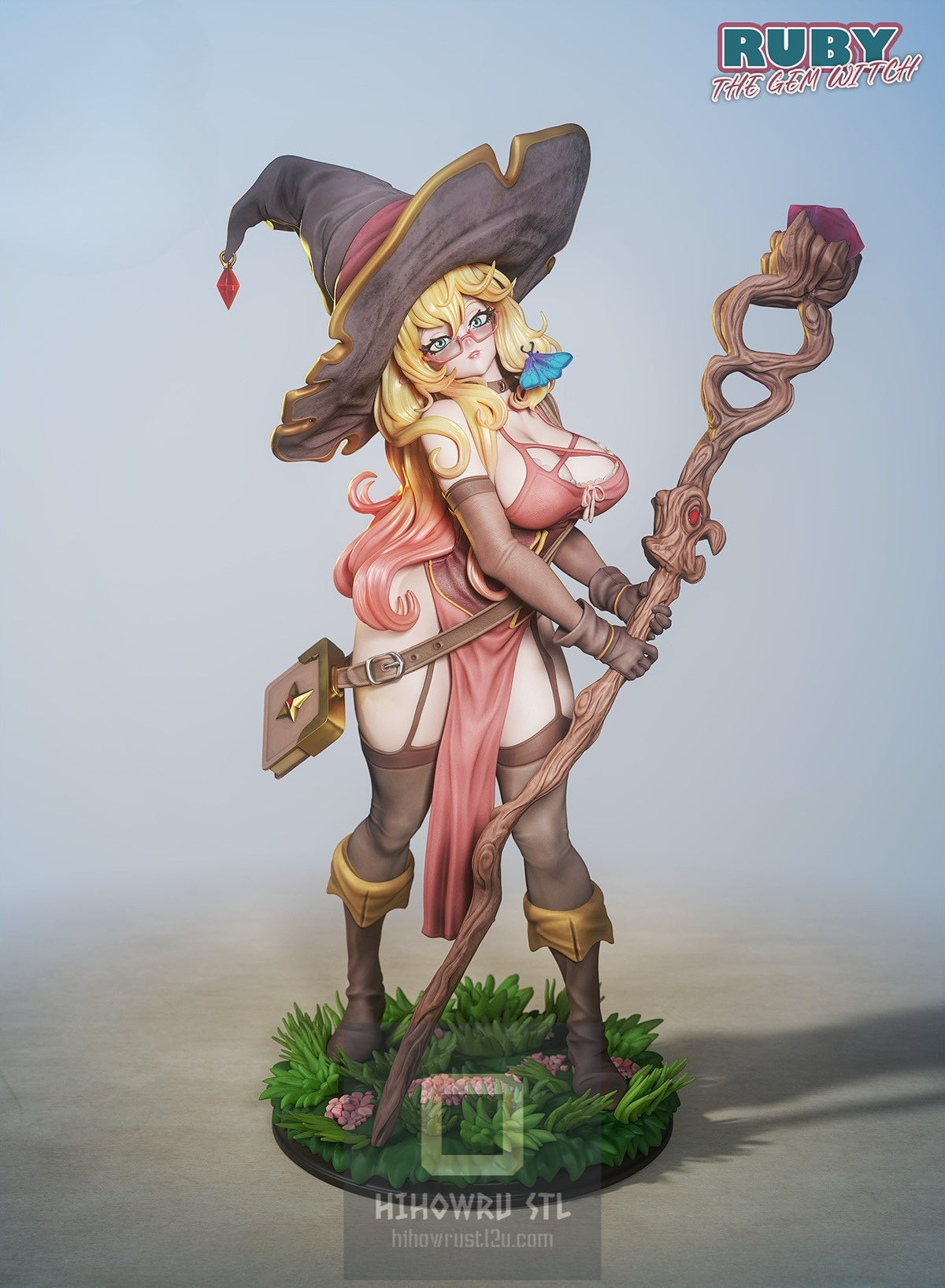 4809 Ruby NSFW - The Gem Witch - STL 3D Print Files