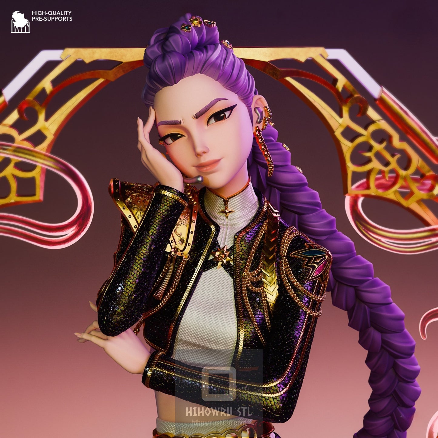 4385 Rumi - KPop Demon Hunters - STL 3D Print Files